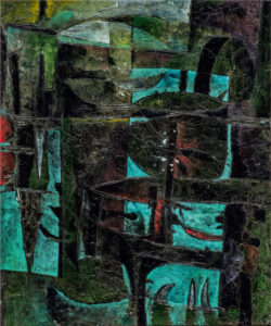 Gianni Dova. Composizione, 1955. Olio su tela, 60x50cm